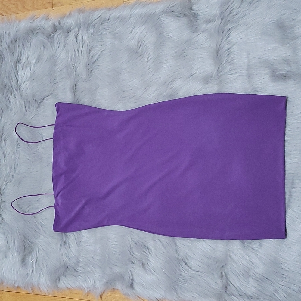 Purple Spaghetti Strap Dress, Size Medium